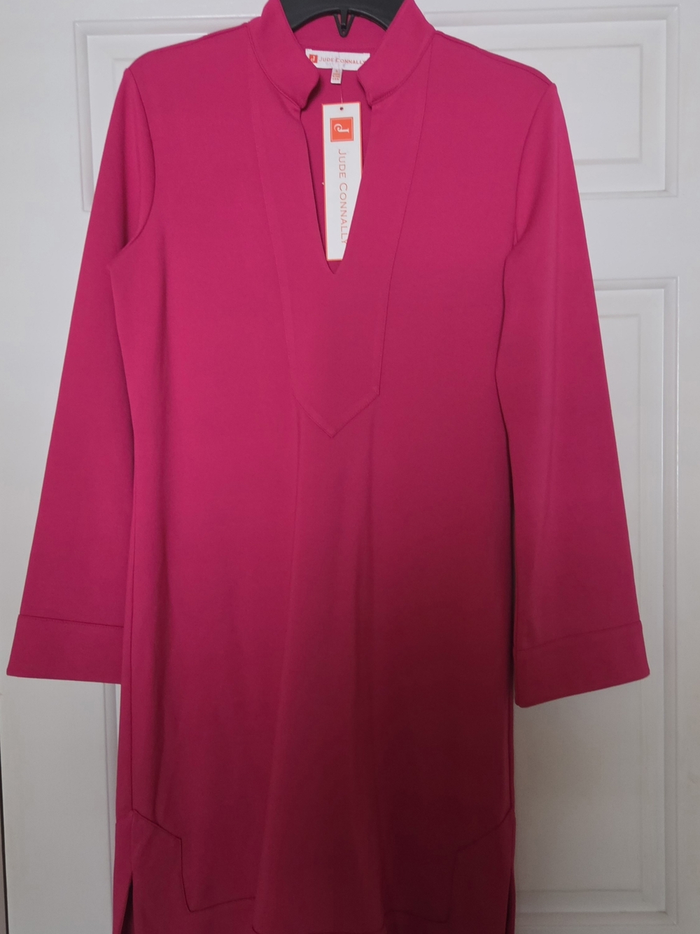 NWT Jude Connally Pink Sapphie Kate Ponte Sheath Dress | Size Small